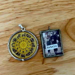 Two pendants for necklace